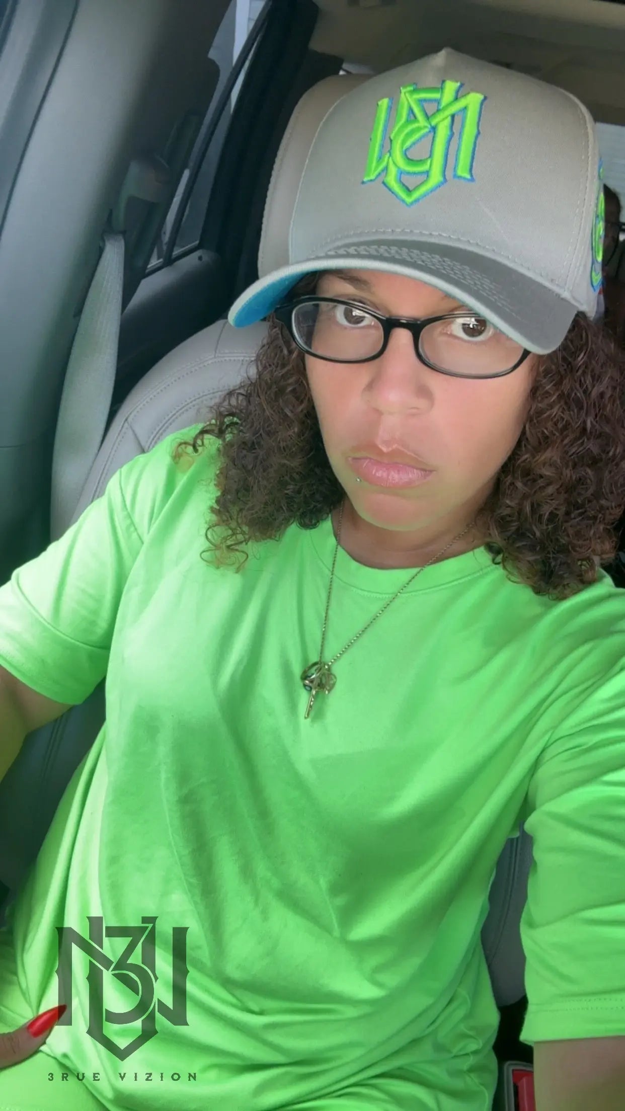 3RUE VIZION Snapback – Grey | Neon Green | Royal Blue 3rue Vizion