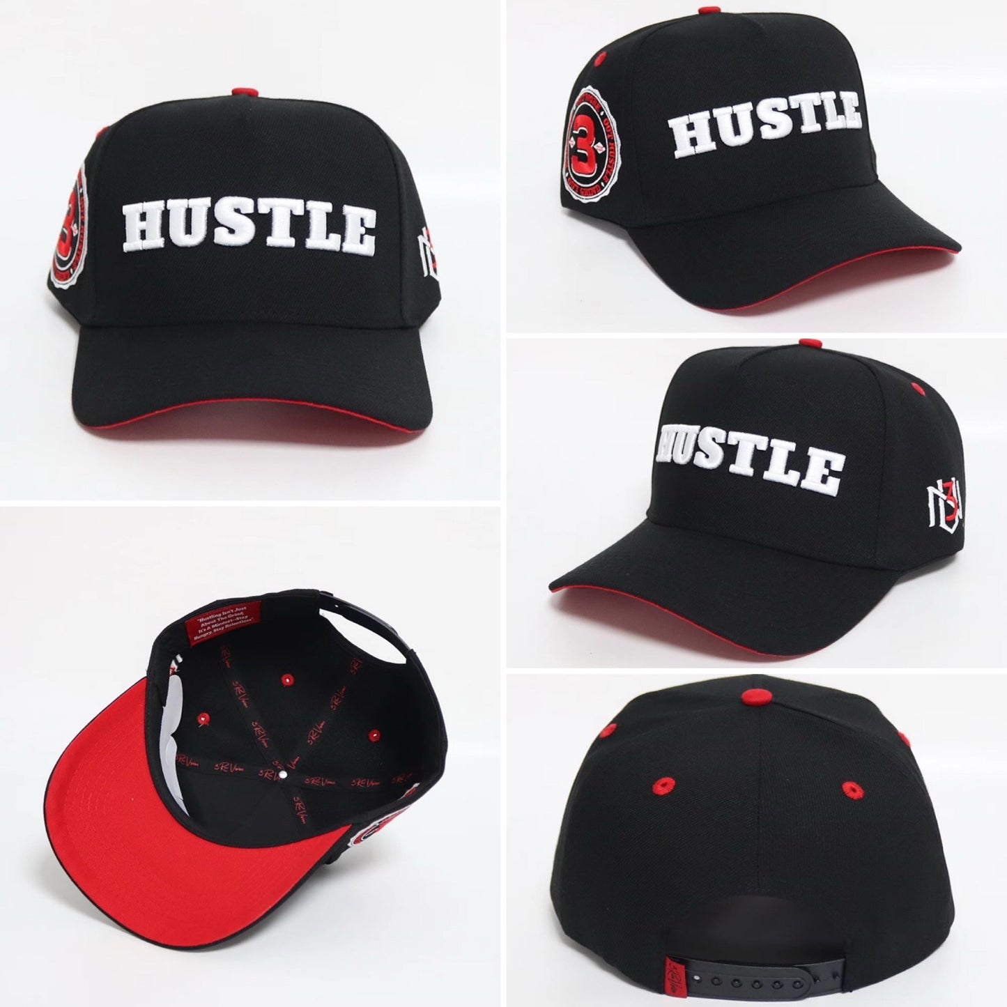 A-FRAME CURVED BRIM - HUSTLE