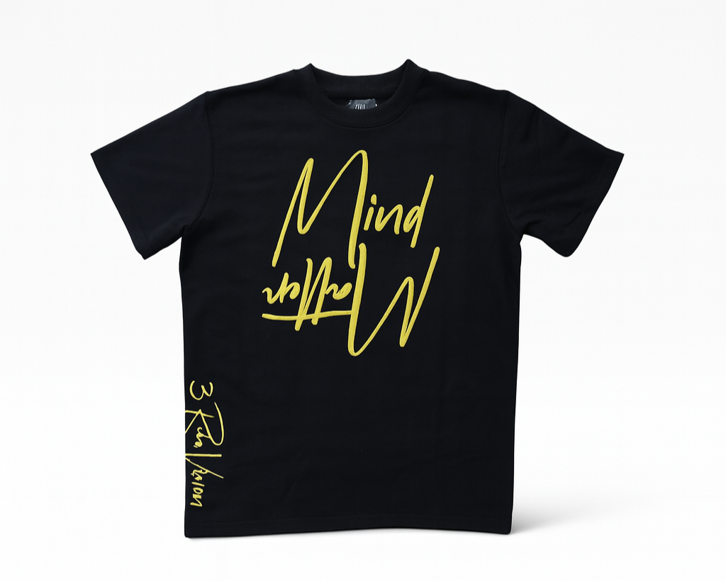 Mind/Matter T-Shirt Black/Yellow 3rue Vizion