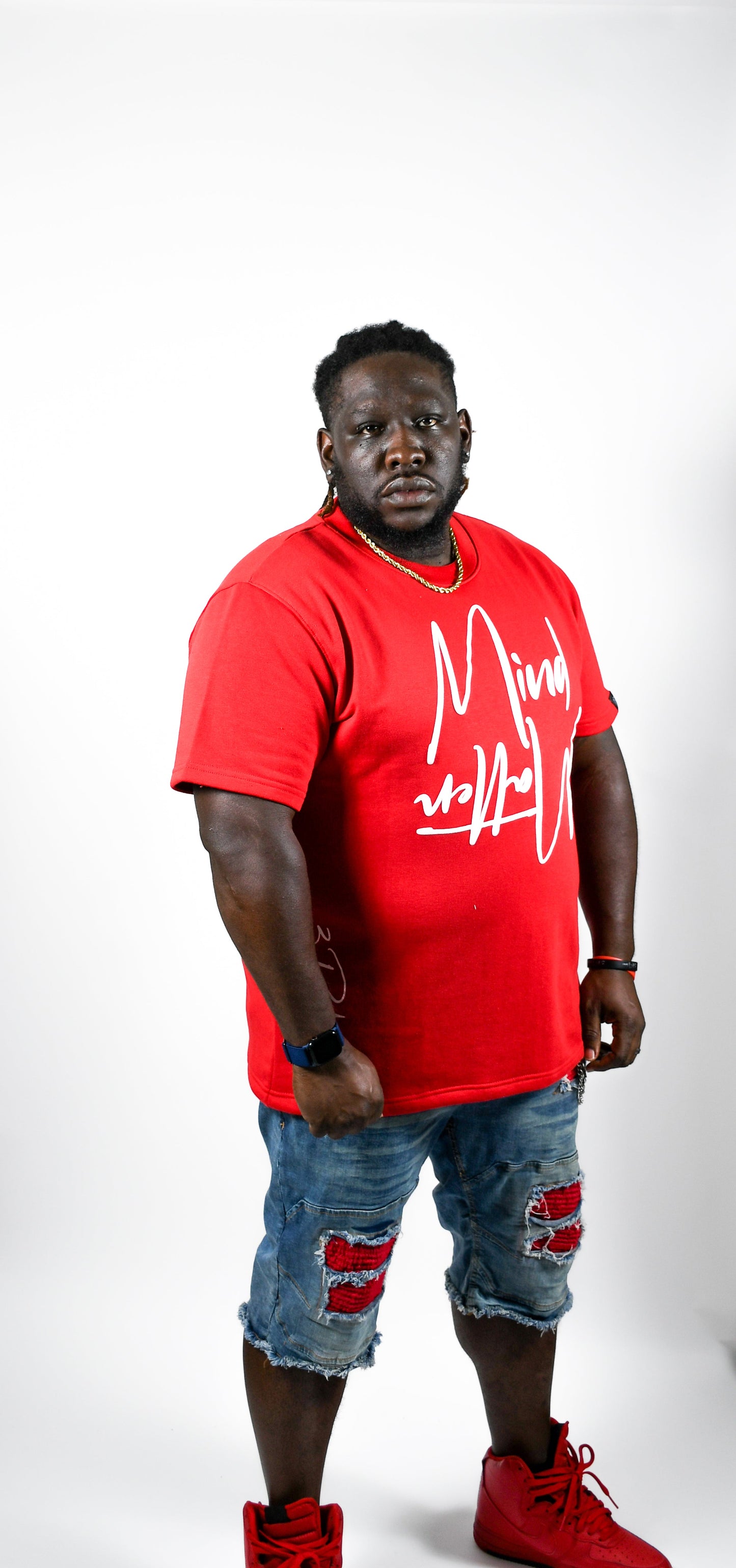 Mind/Matter T-Shirt Red/White 3rue Vizion