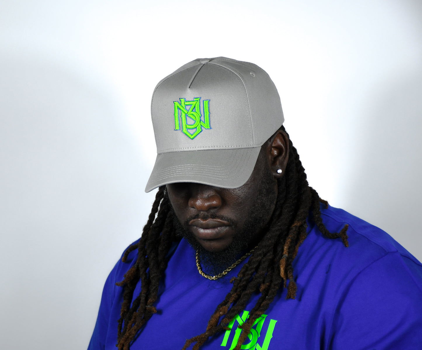 3RUE VIZION Snapback – Grey | Neon Green | Royal Blue 3rue Vizion