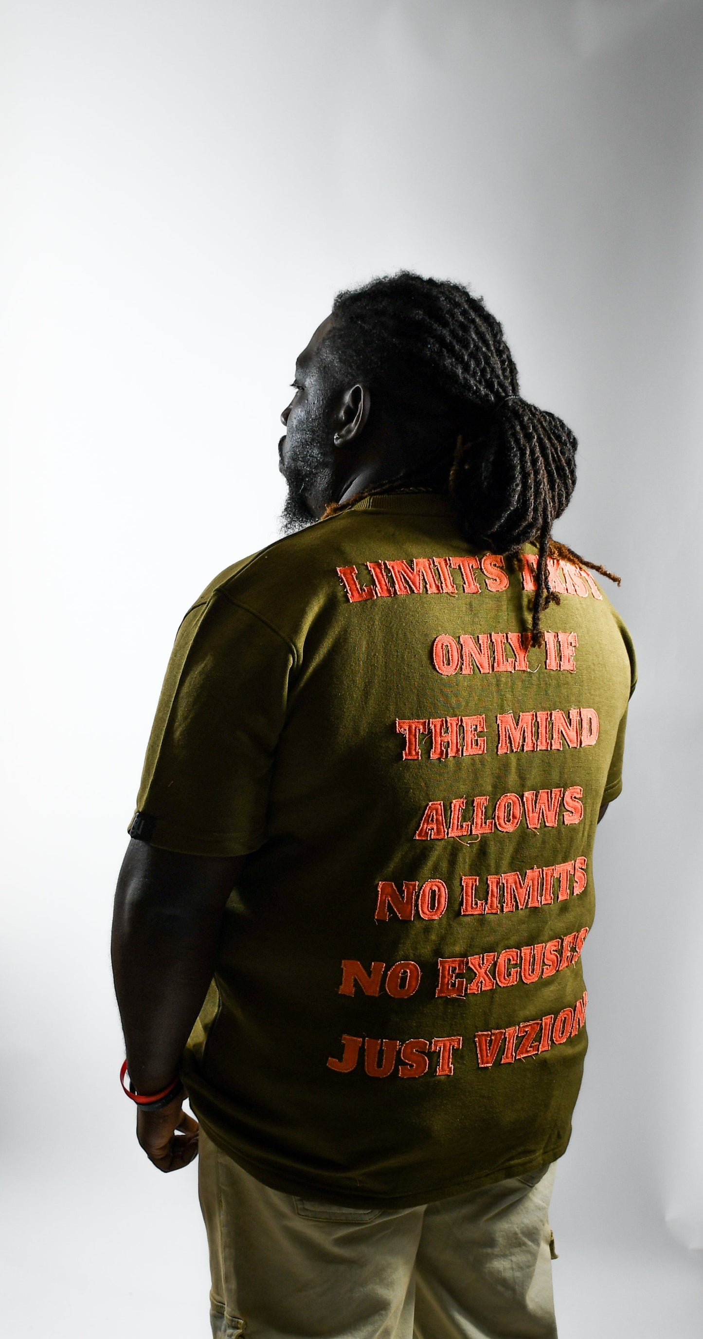 Mind/Matter T-Shirt Green/Orange 3rue Vizion