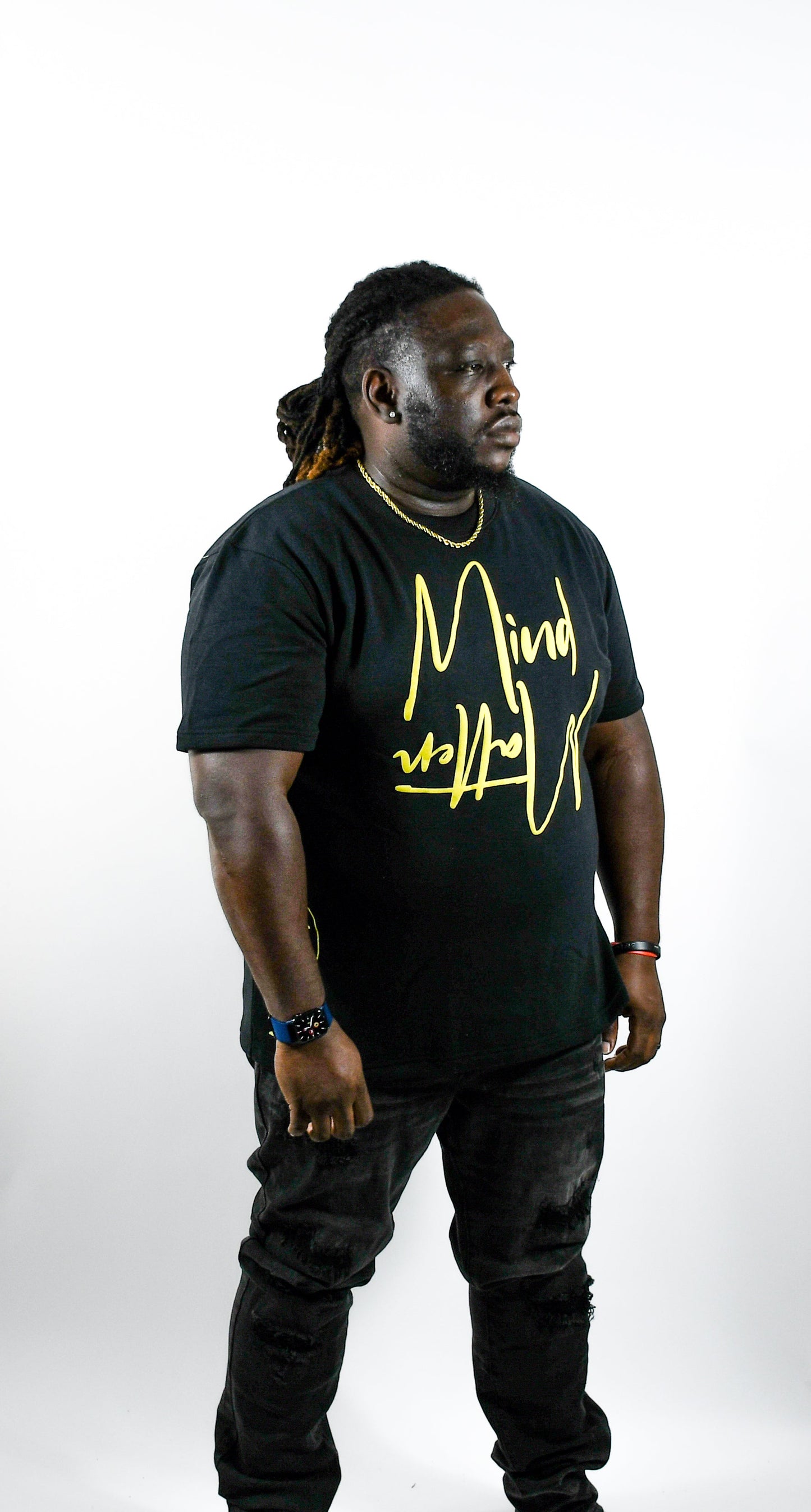 Mind/Matter T-Shirt Black/Yellow 3rue Vizion