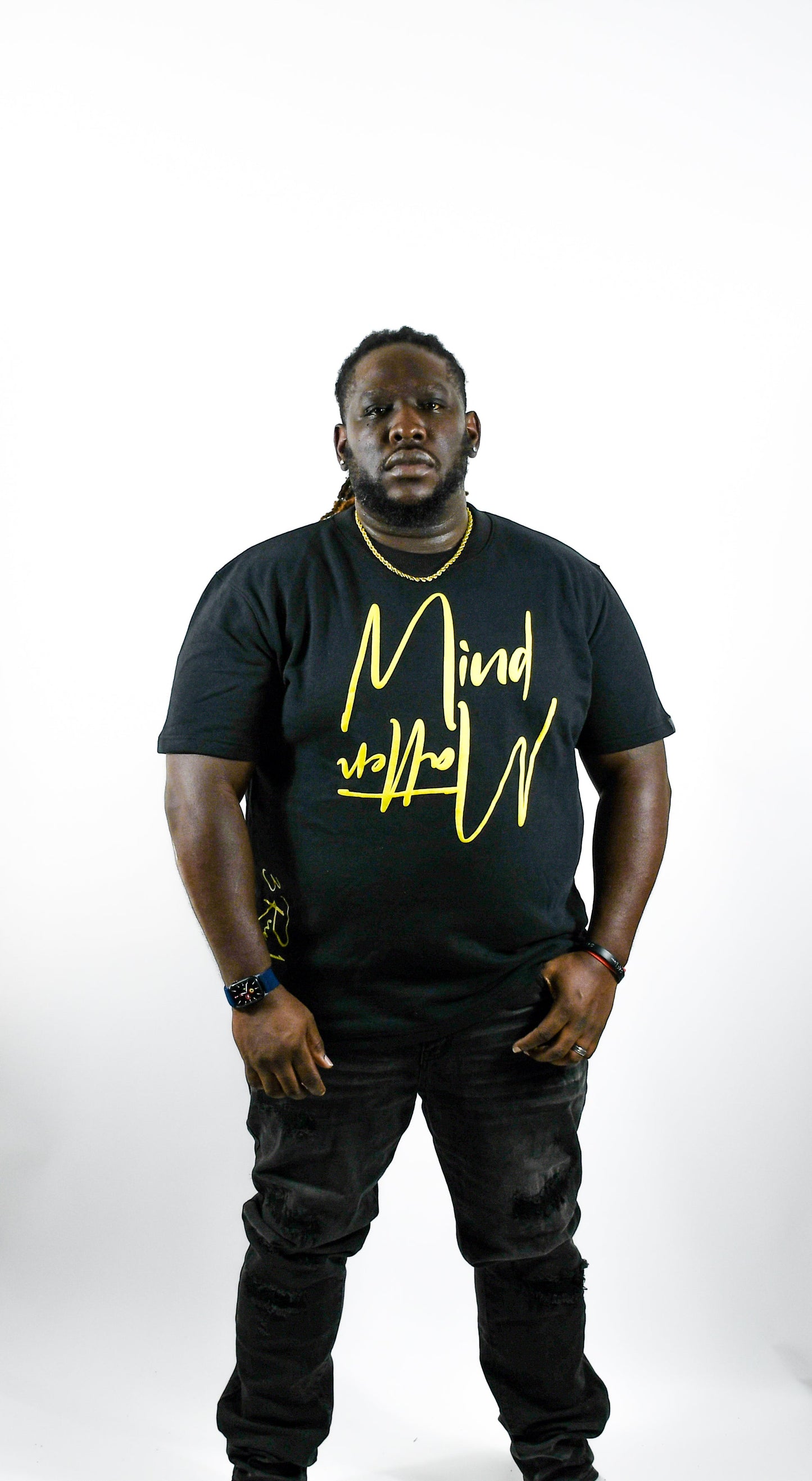 Mind/Matter T-Shirt Black/Yellow 3rue Vizion