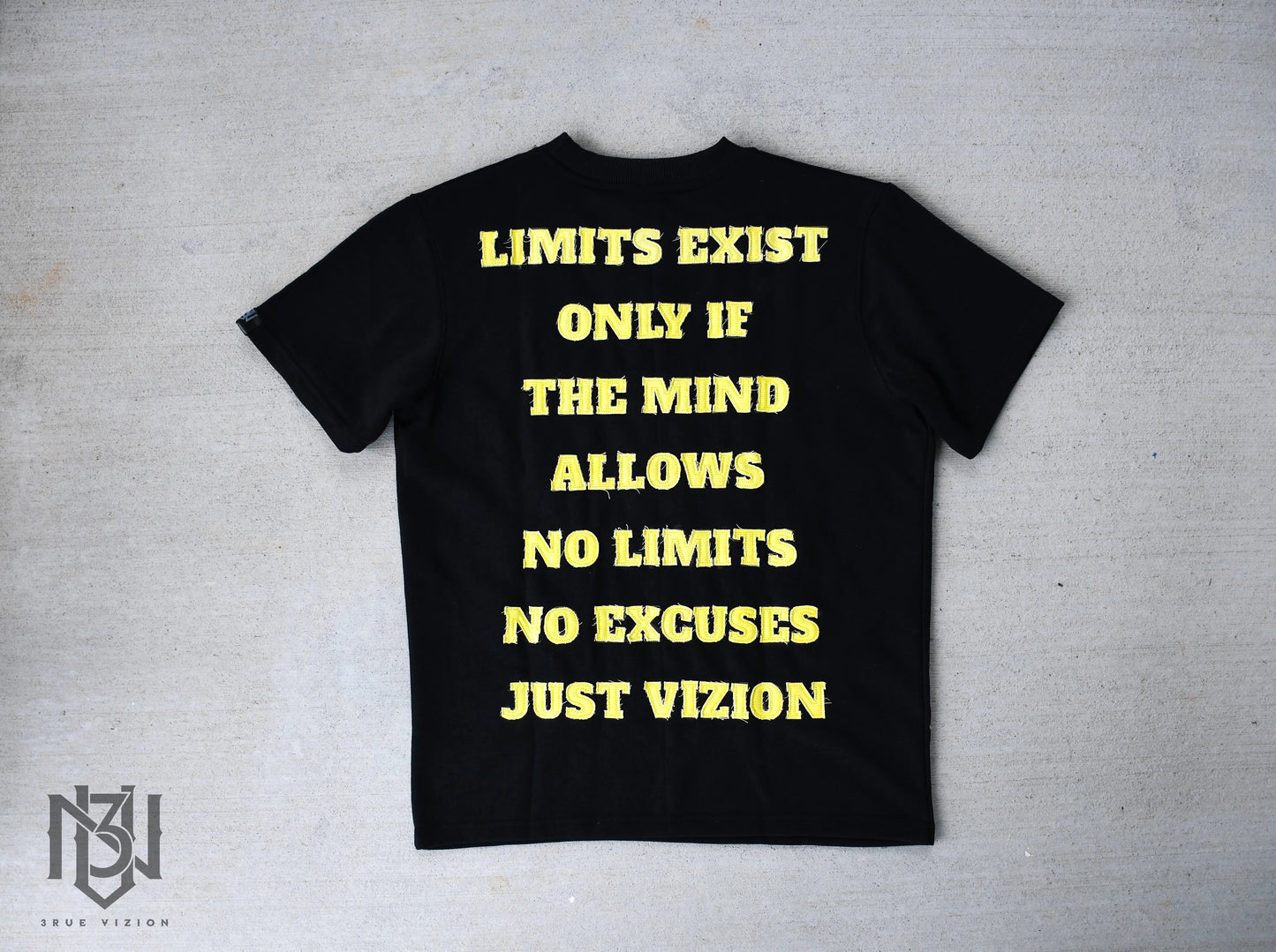 Mind/Matter T-Shirt Black/Yellow 3rue Vizion