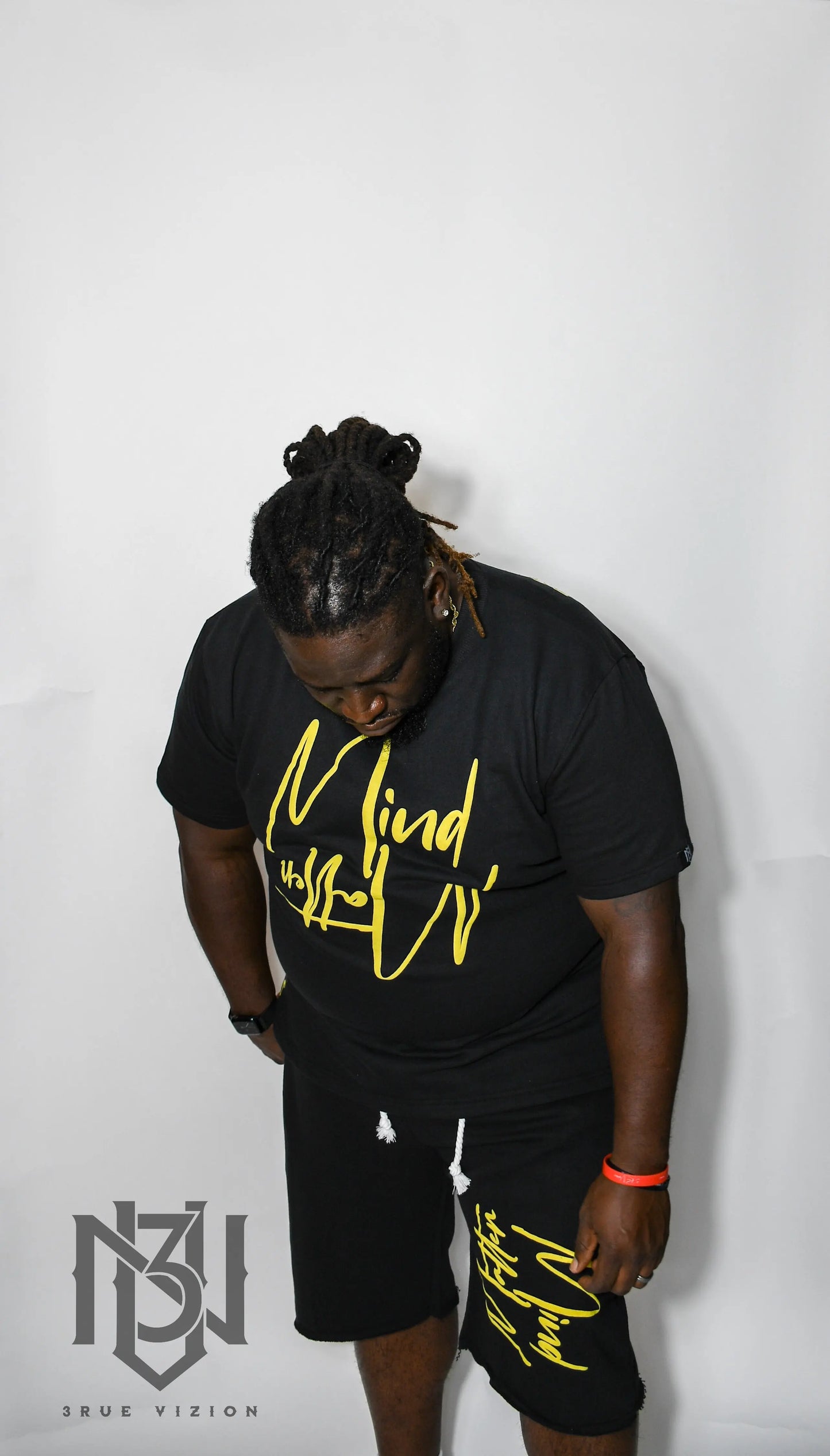 Mind/Matter T-Shirt Black/Yellow 3rue Vizion