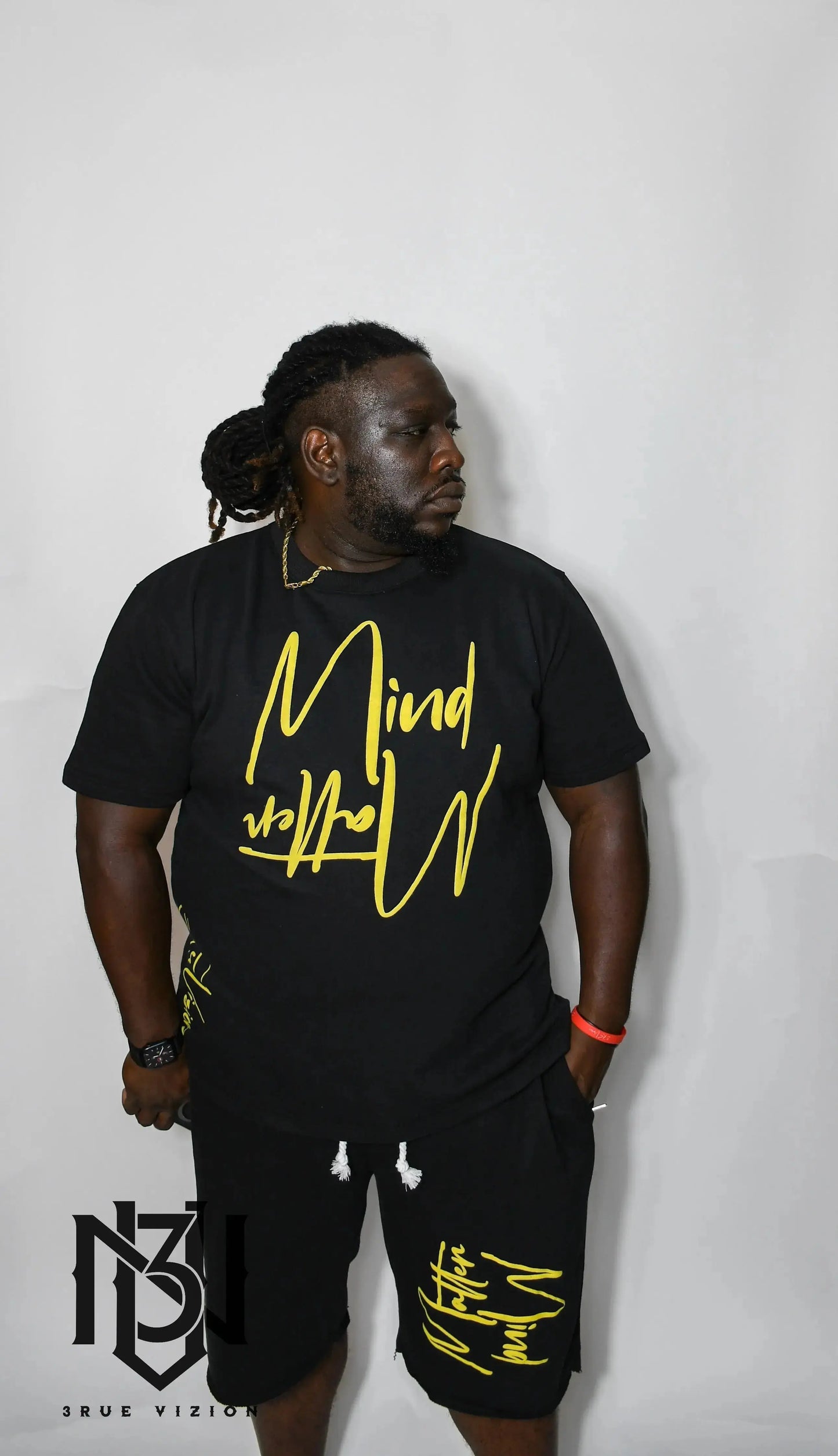 Mind/Matter T-Shirt Black/Yellow 3rue Vizion