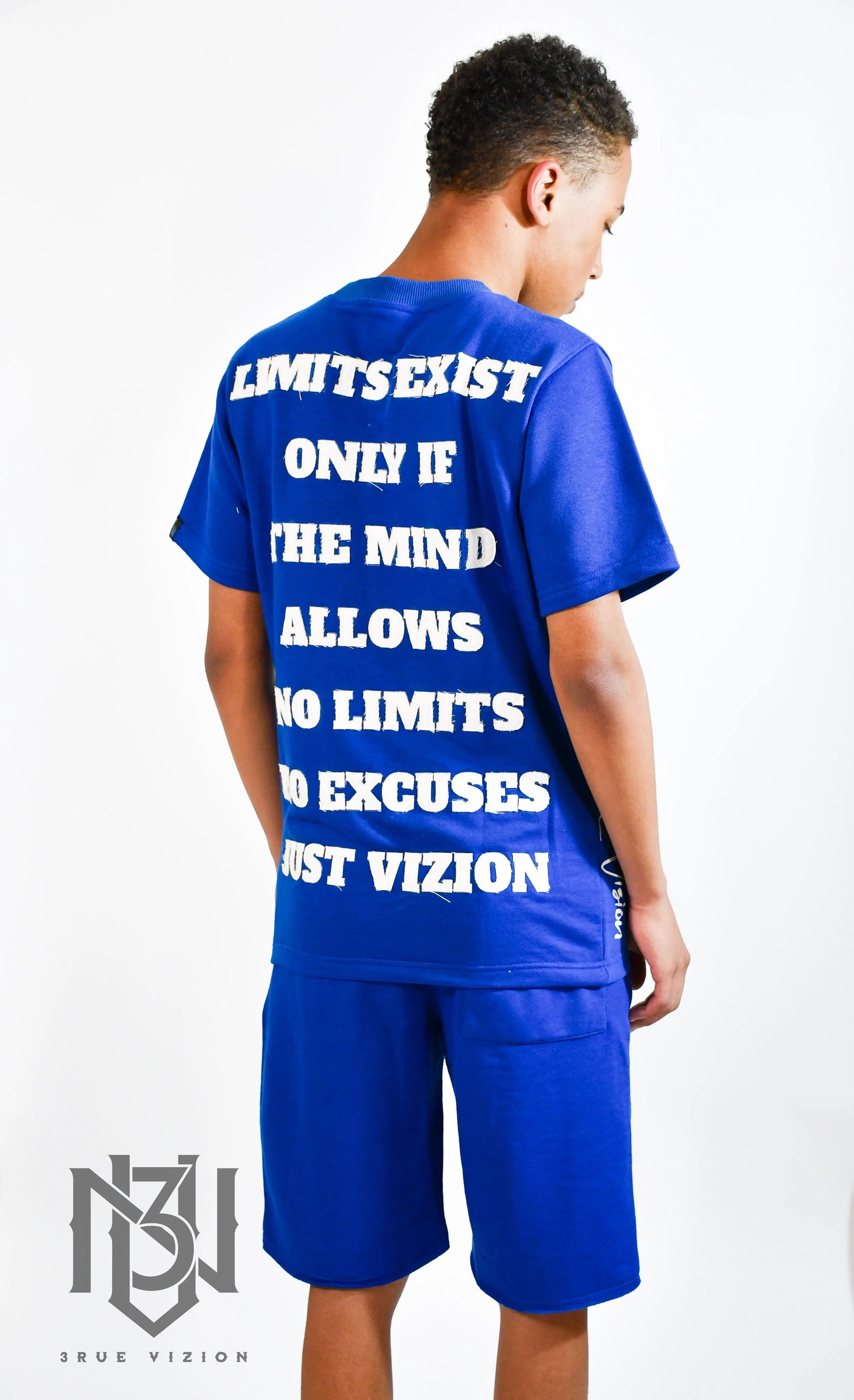 Mind Over Matter T-shirt & Shorts Set Bundle - Royal Blue 3rue Vizion