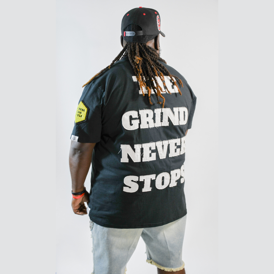 ALL I KNOW IS HUSTLE T-SHIRT 3rue Vizion