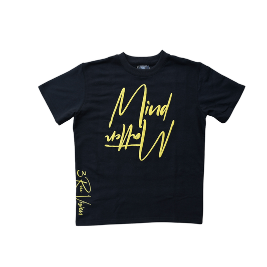 Mind/Matter T-Shirt Black/Yellow 3rue Vizion