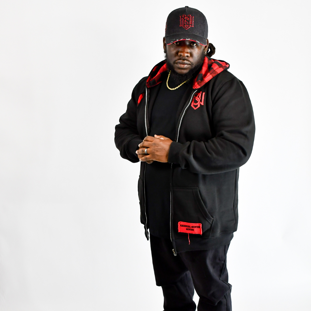 Black & Red – Out Work, Out Hustle, Out Grind, Everyone Hoodie 3rue Vizion
