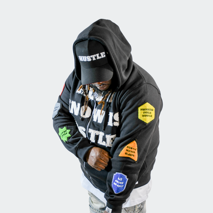 ALL I KNOW IS HUSTLE - ZIP-UP HOODIE 3rue Vizion
