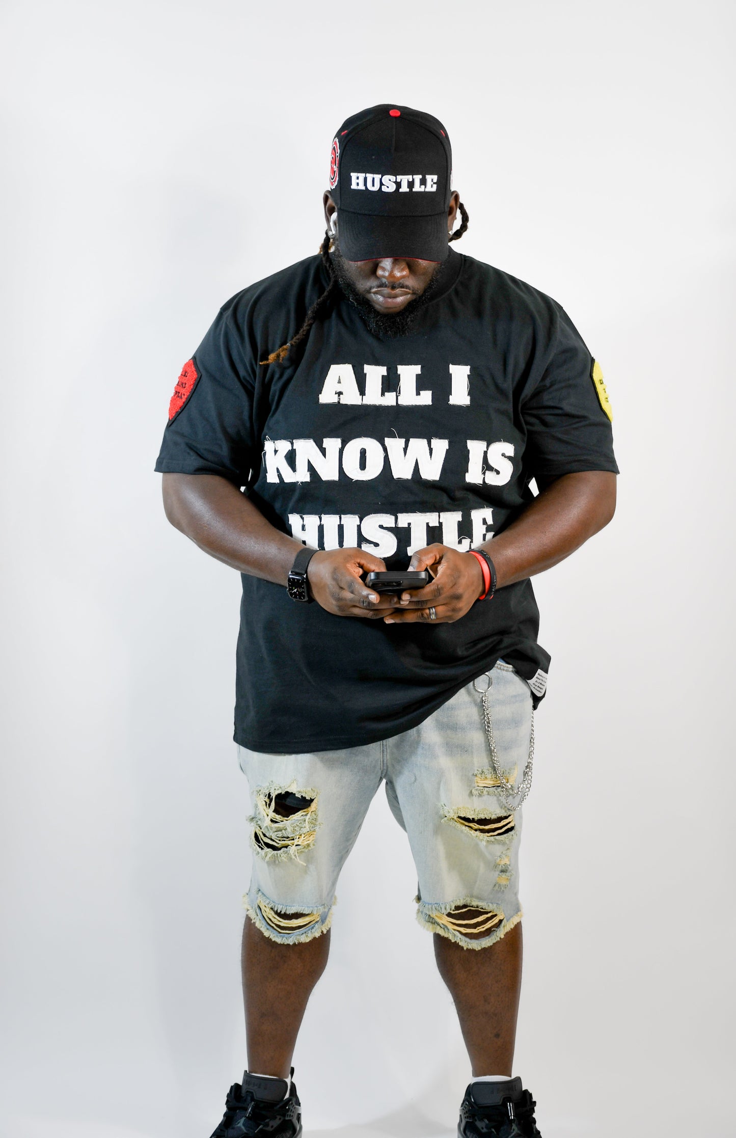 ALL I KNOW IS HUSTLE T-SHIRT 3rue Vizion