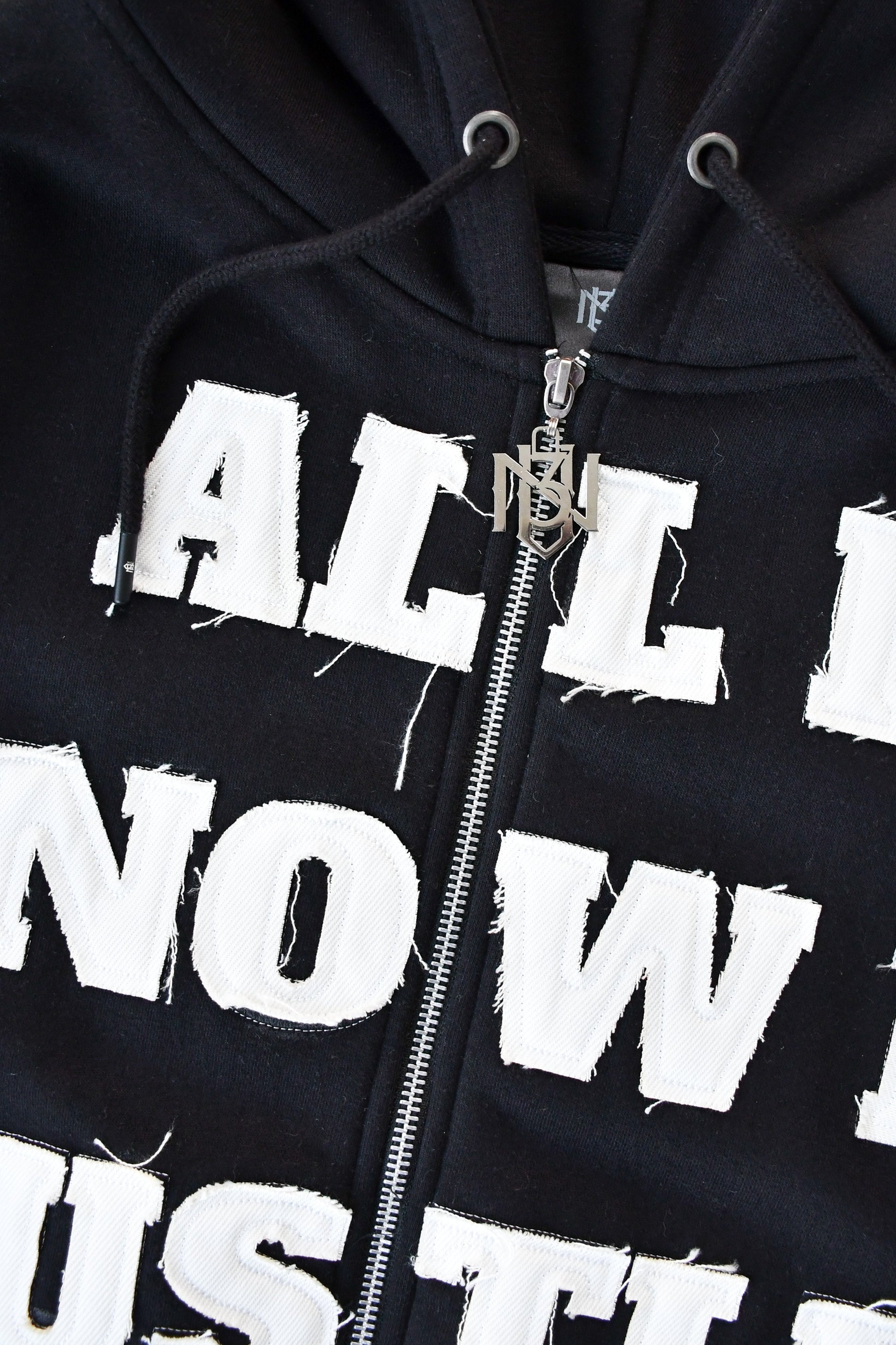 ALL I KNOW IS HUSTLE - ZIP-UP HOODIE 3rue Vizion