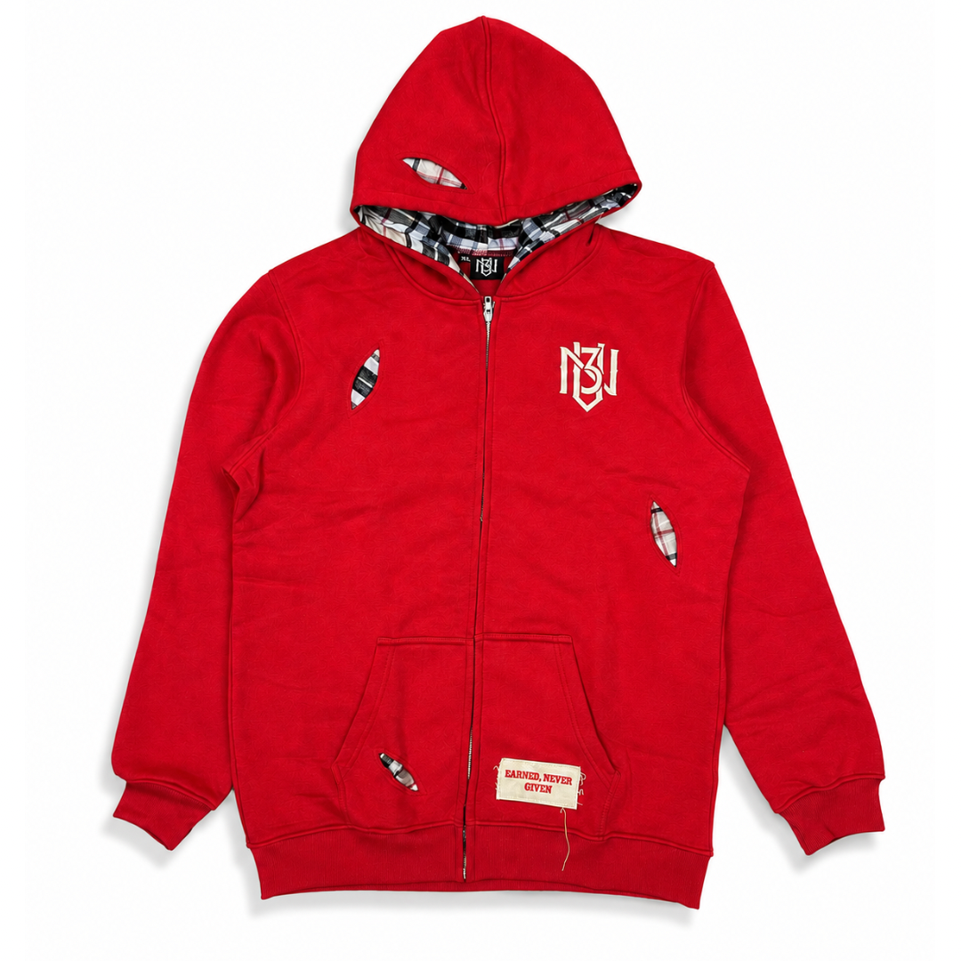 Red & Cream – Out Work Hoodie 3rue Vizion