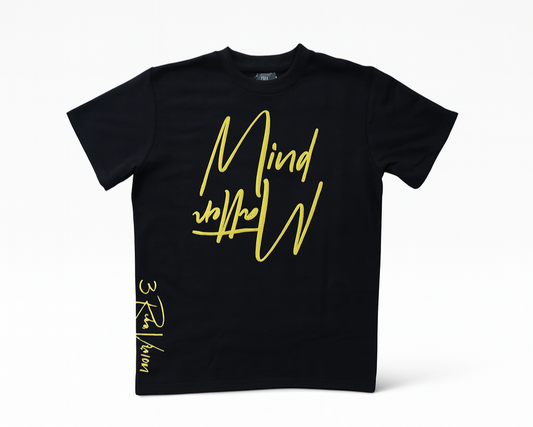 Mind/Matter T-Shirt Black/Yellow 3rue Vizion