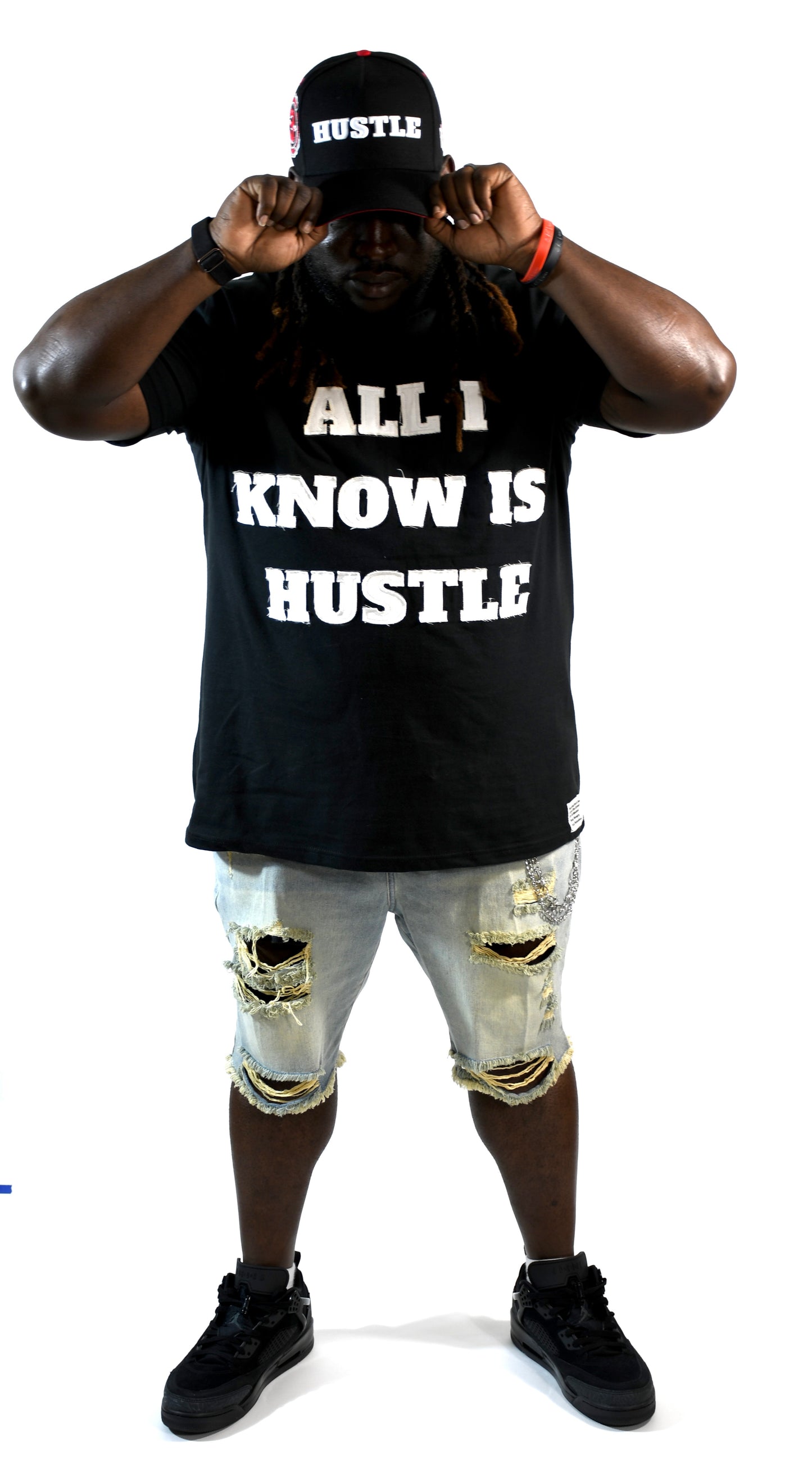 ALL I KNOW IS HUSTLE T-SHIRT
