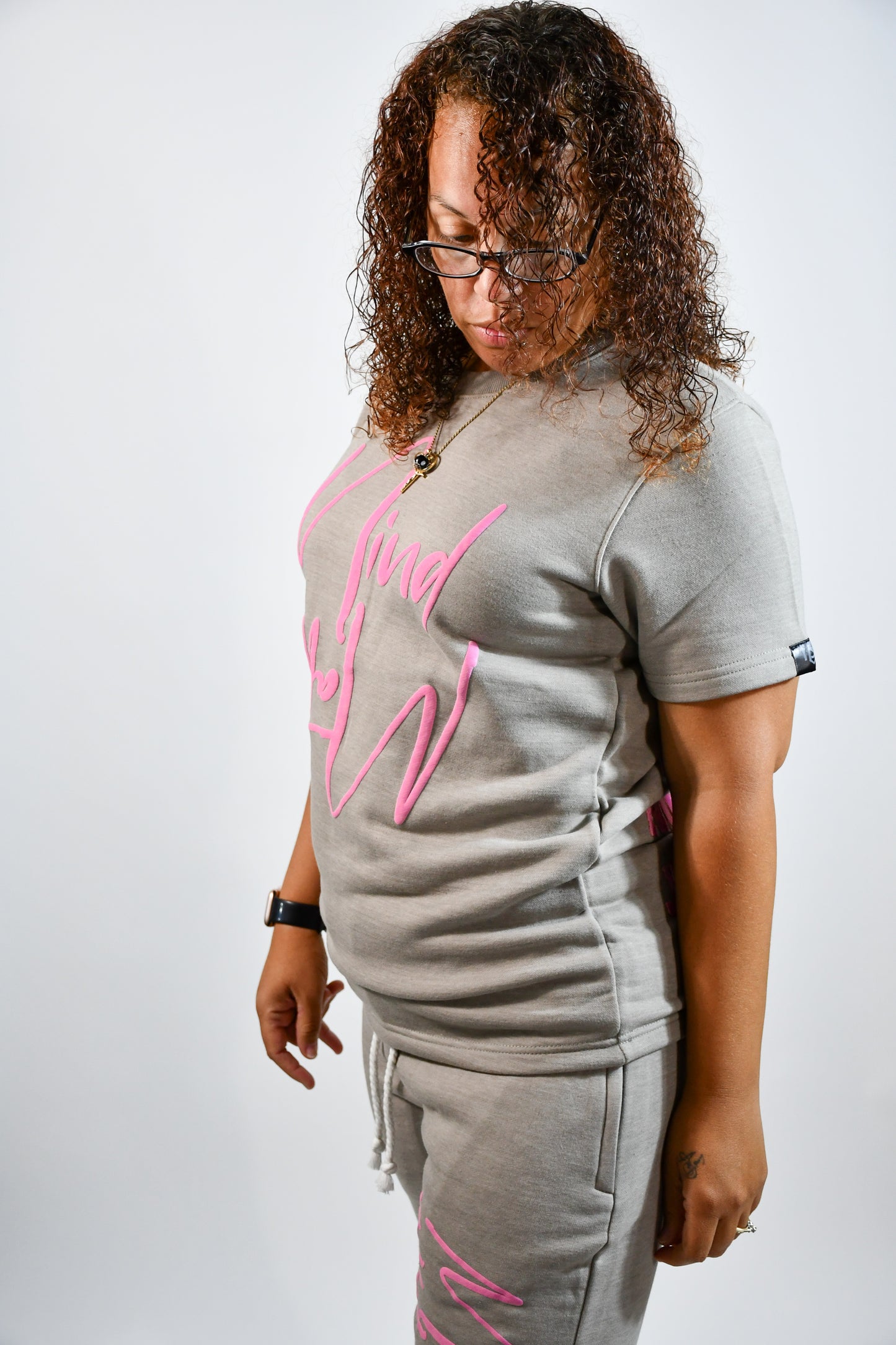 Mind/Matter T-Shirt (Grey/Pink)