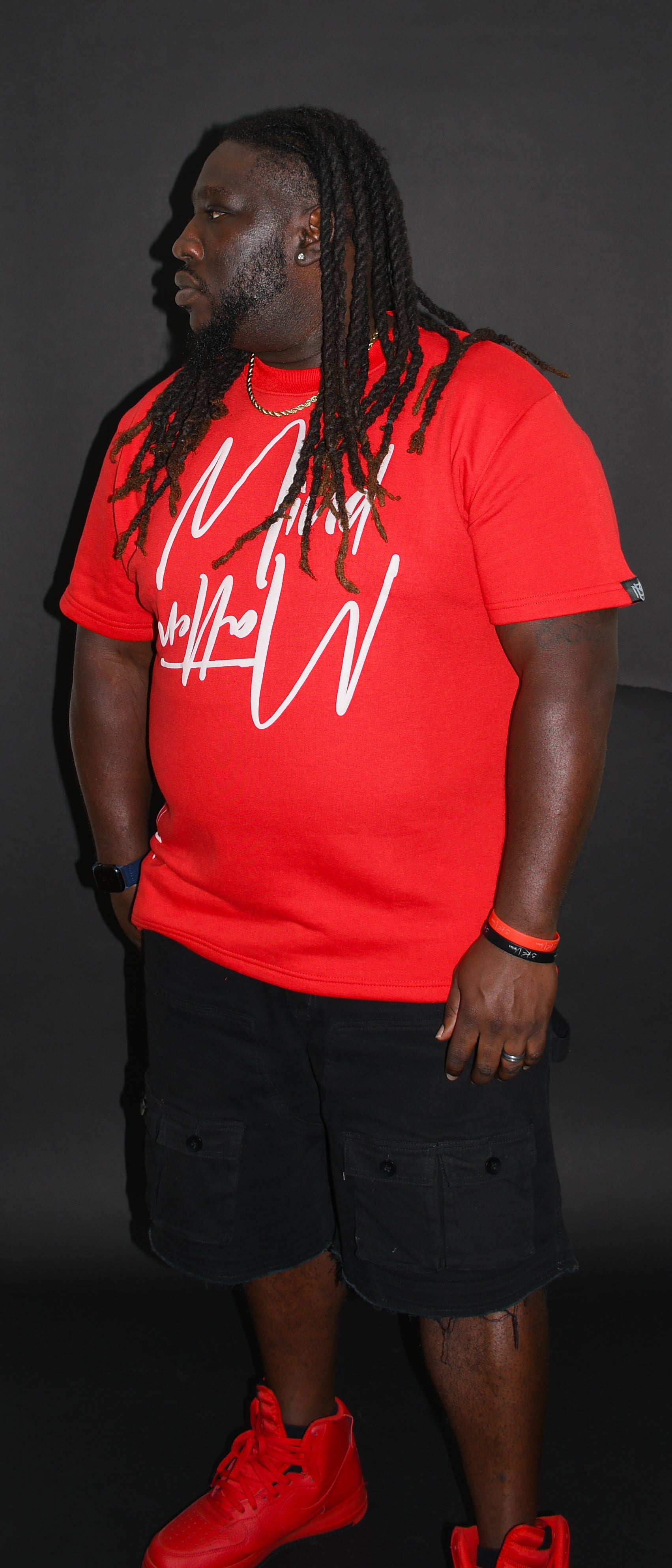 Mind/Matter T-Shirt Red/White 3rue Vizion