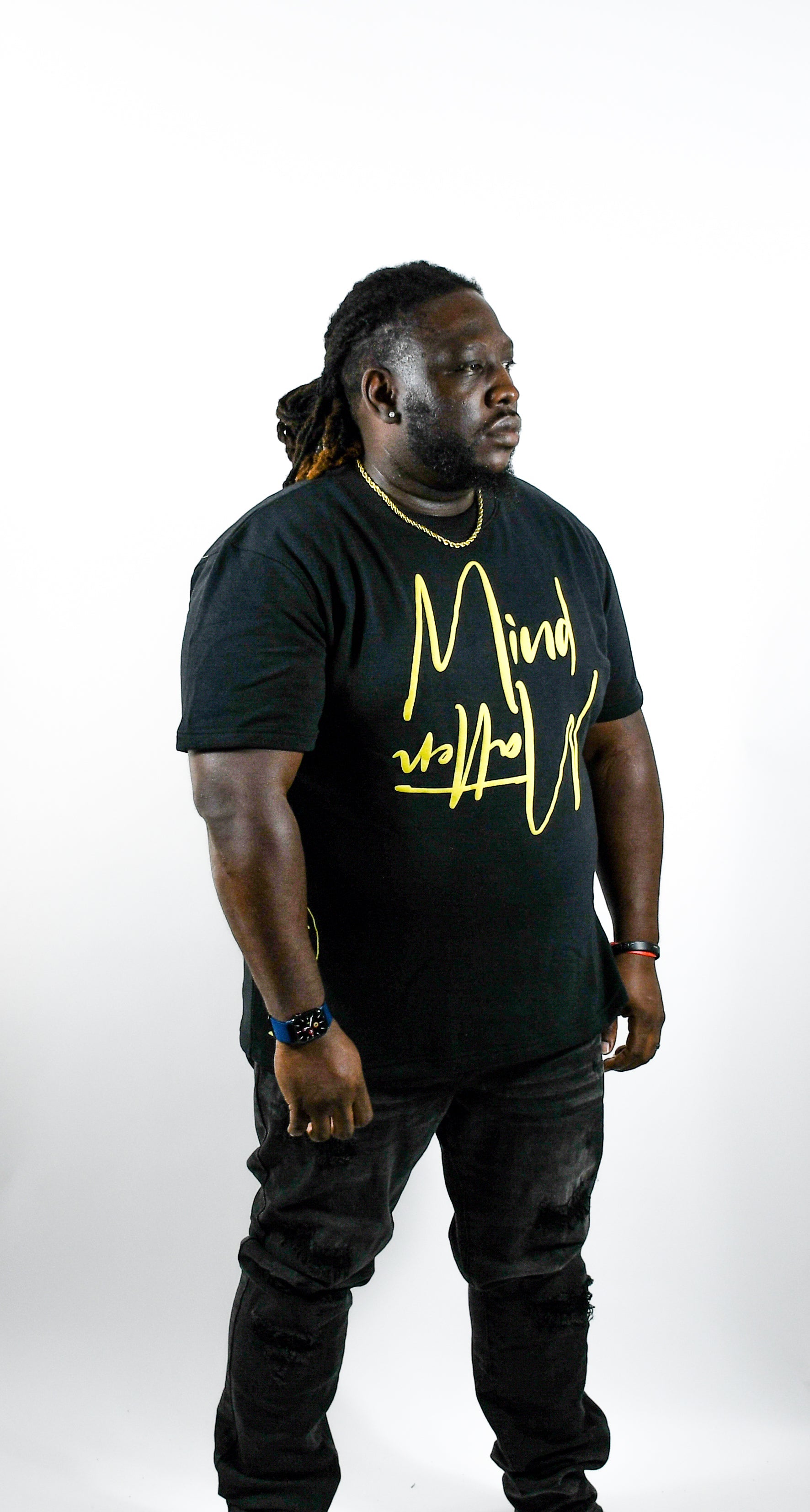 Mind/Matter T-Shirt Black/Yellow 3rue Vizion