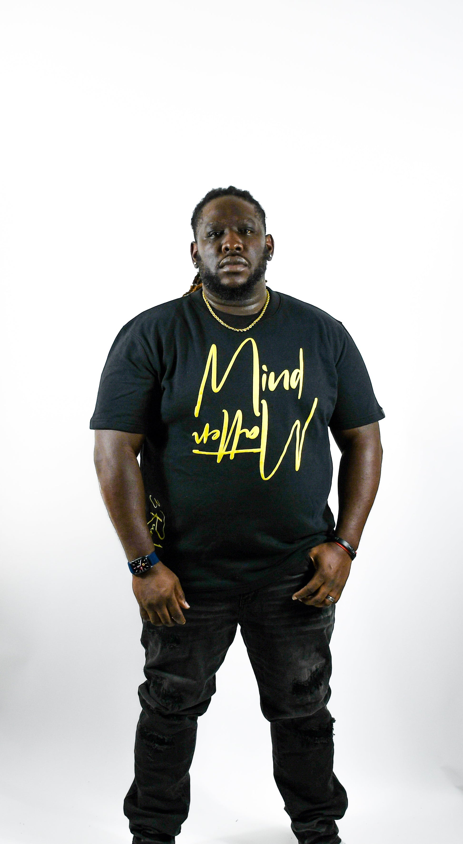 Mind/Matter T-Shirt Black/Yellow 3rue Vizion