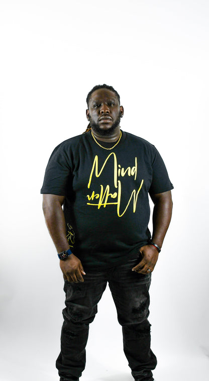 Mind/Matter T-Shirt Black/Yellow 3rue Vizion