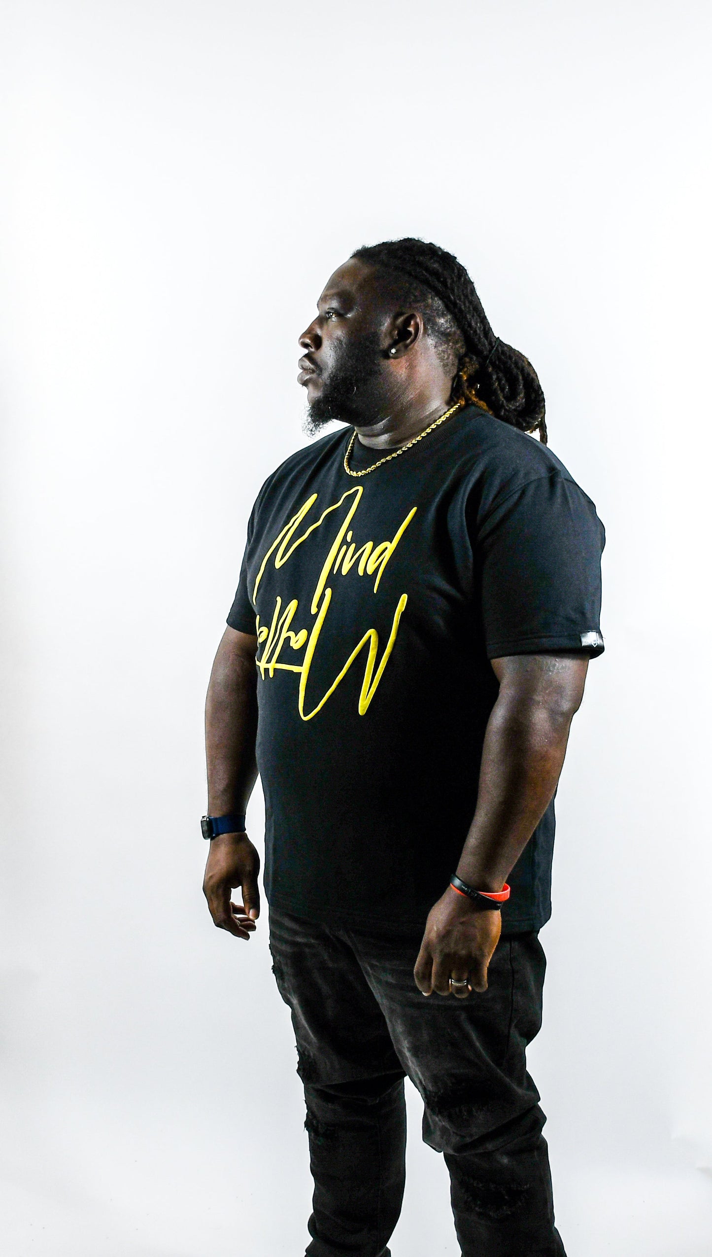 Mind/Matter T-Shirt Black/Yellow 3rue Vizion