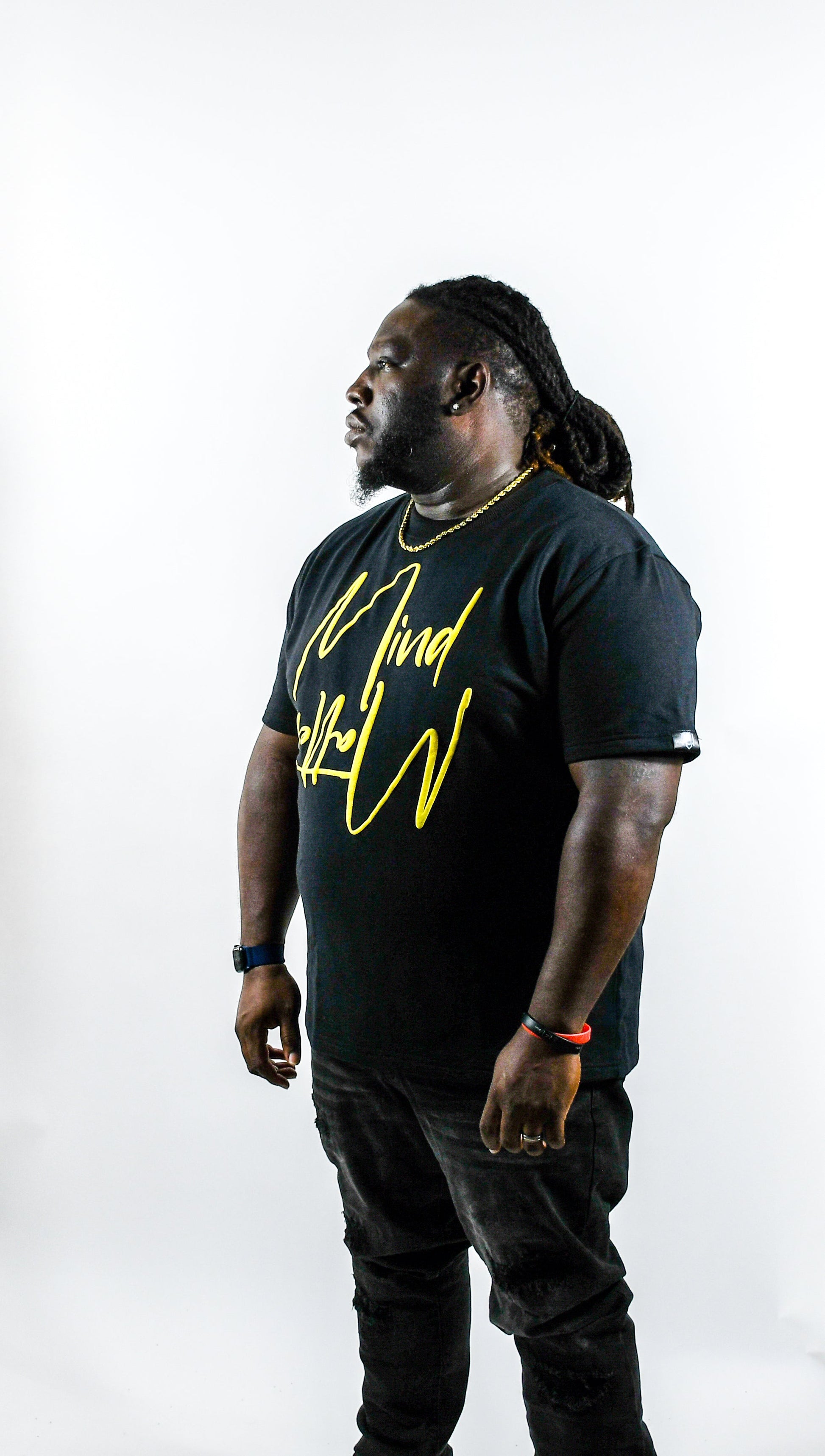 Mind/Matter T-Shirt Black/Yellow 3rue Vizion