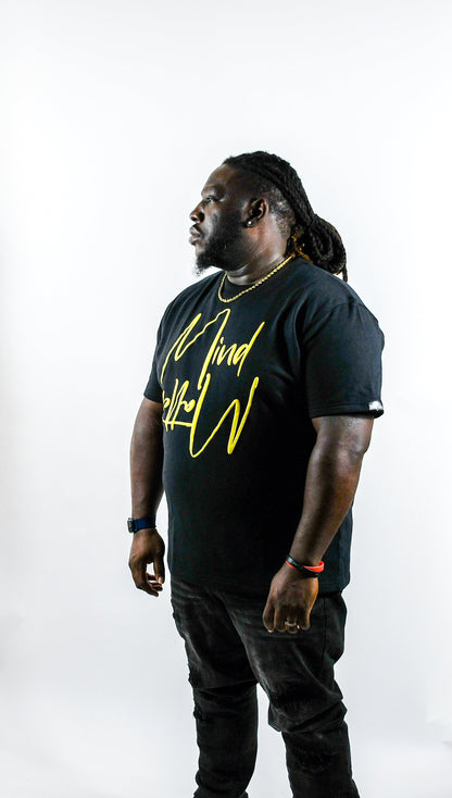Mind/Matter T-Shirt Black/Yellow 3rue Vizion