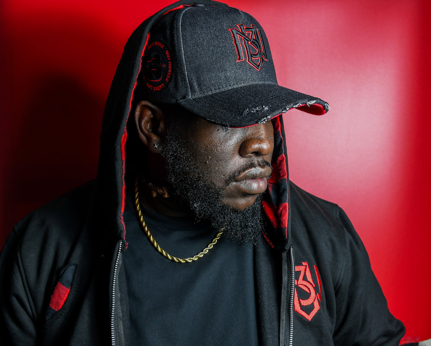 BLACKOUT – Distressed Denim Snapback 3rue Vizion