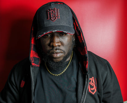 BLACKOUT – Distressed Denim Snapback 3rue Vizion