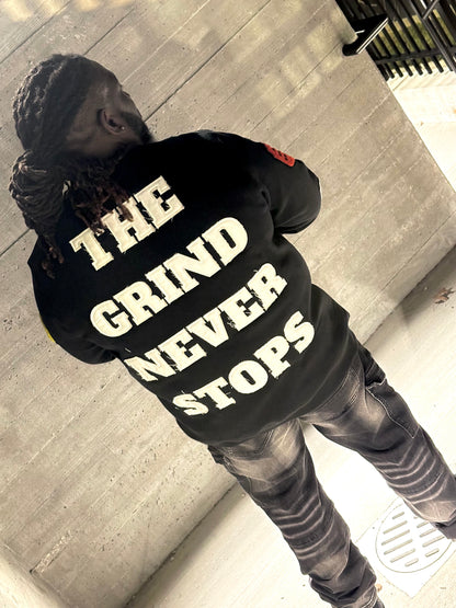 ALL I KNOW IS HUSTLE - CREWNECK SWEATSHIRT 3rue Vizion