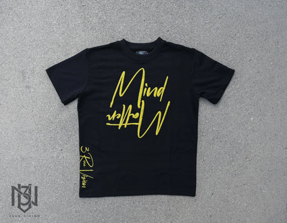 Mind/Matter T-Shirt Black/Yellow 3rue Vizion