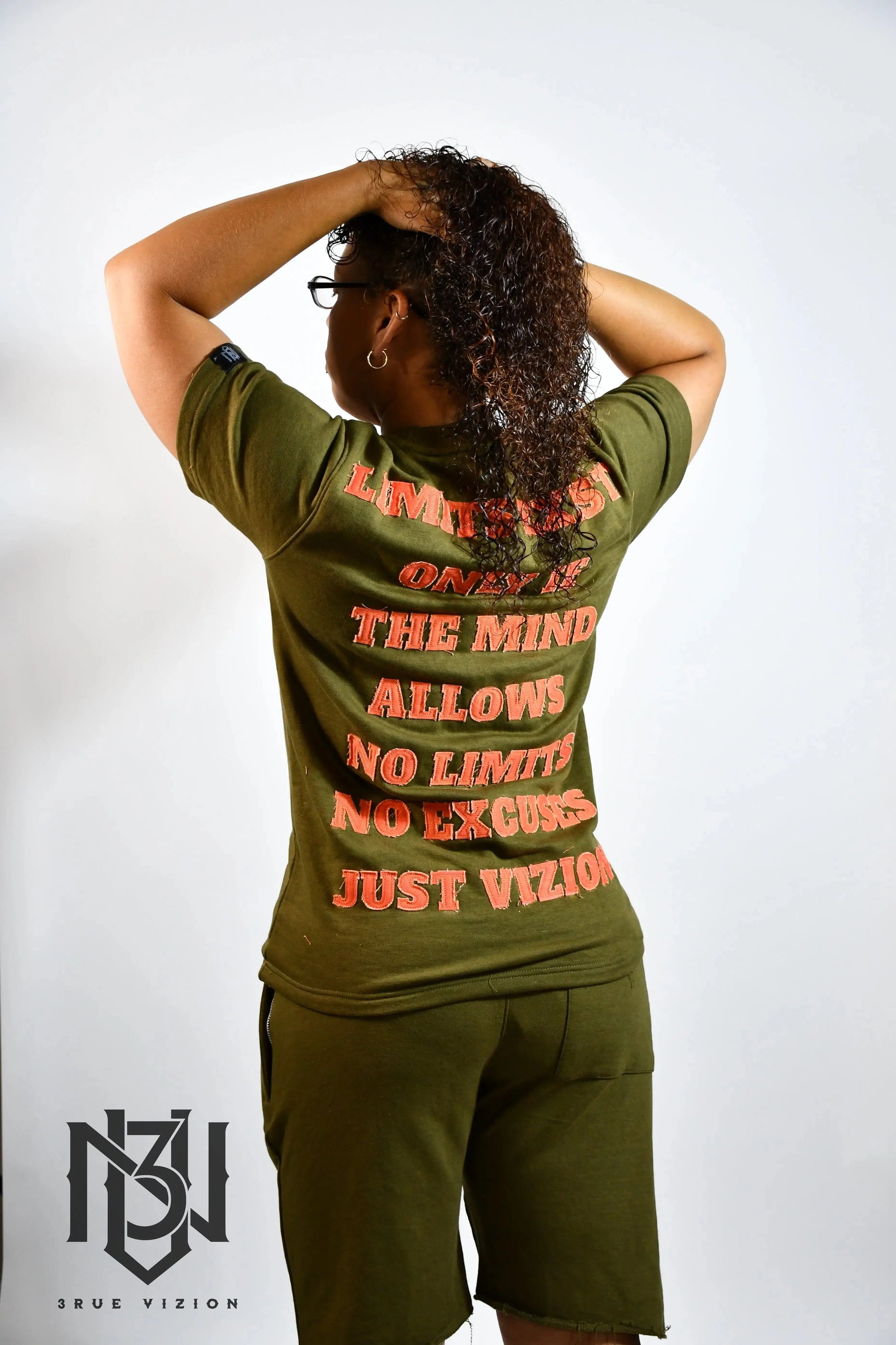 Mind/Matter T-Shirt Green/Orange 3rue Vizion