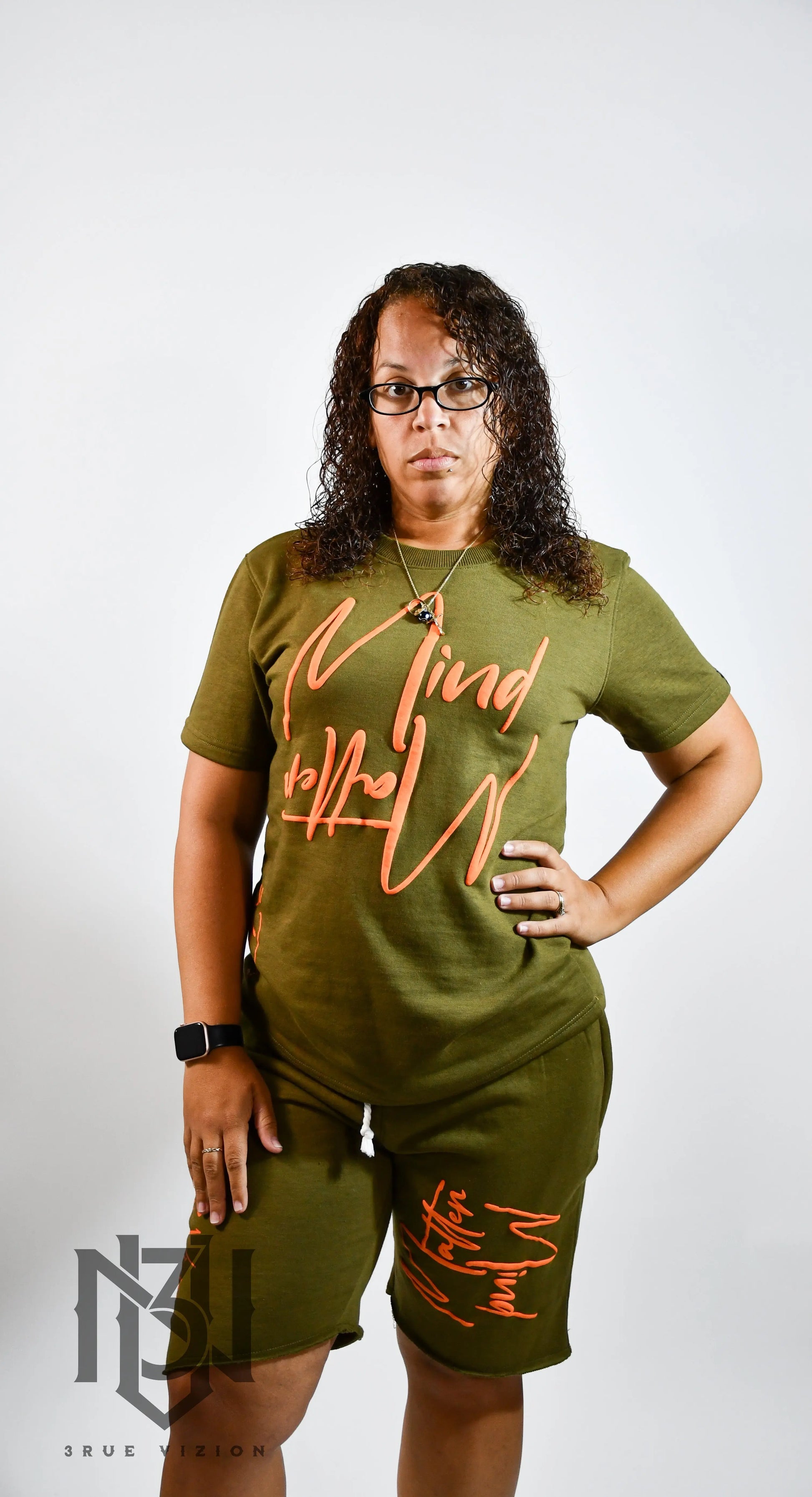 Mind Over Matter T-shirt & Shorts Set Bundle - Green 3rue Vizion