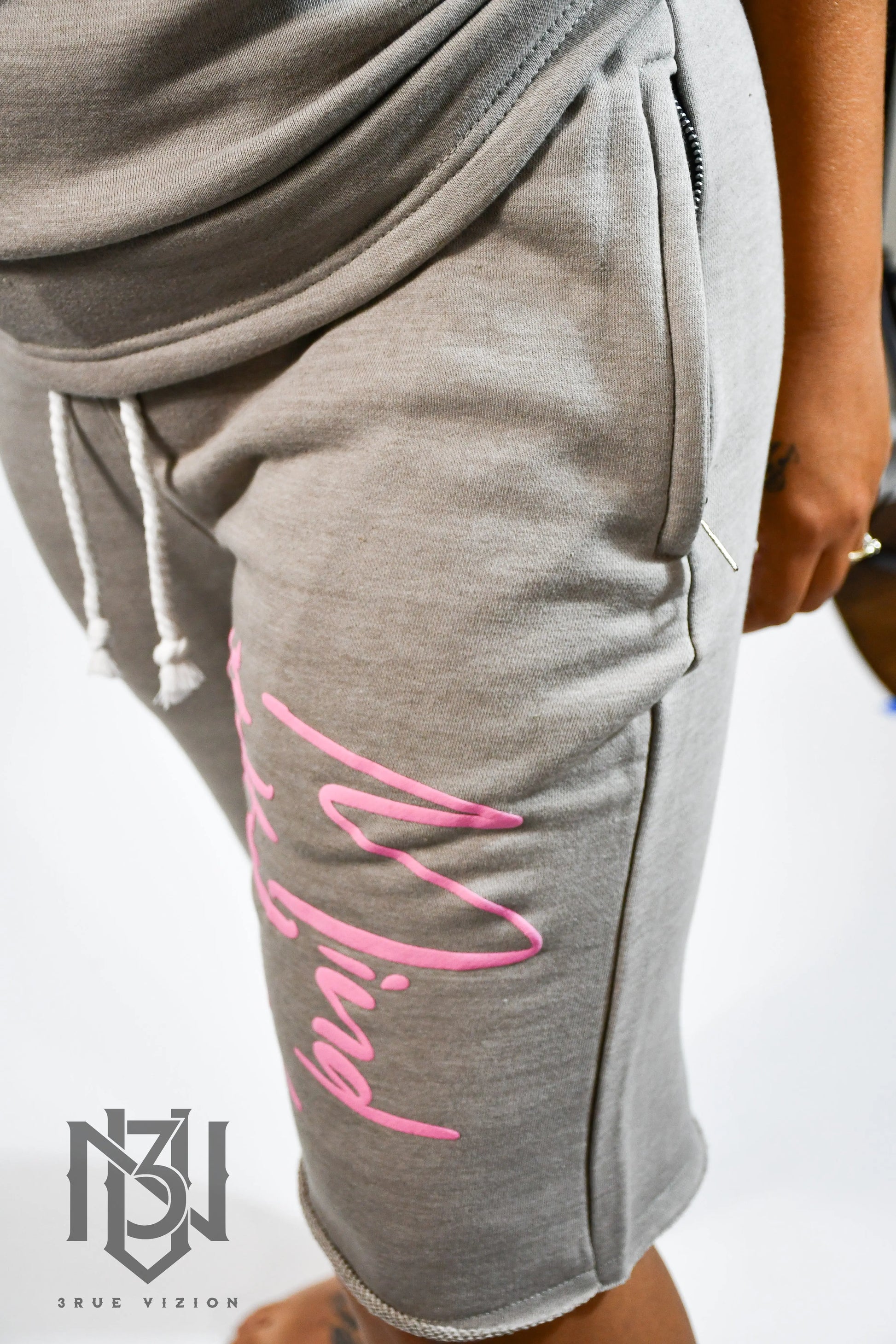 Mind Over Matter T-shirt & Shorts Set Bundle - Grey 3rue Vizion