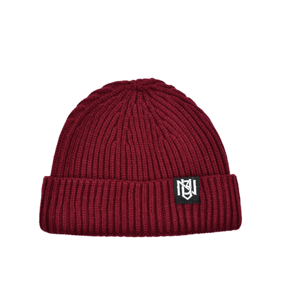 Fisherman Beanie Hat (Short Cut) - Maroon 3rue Vizion