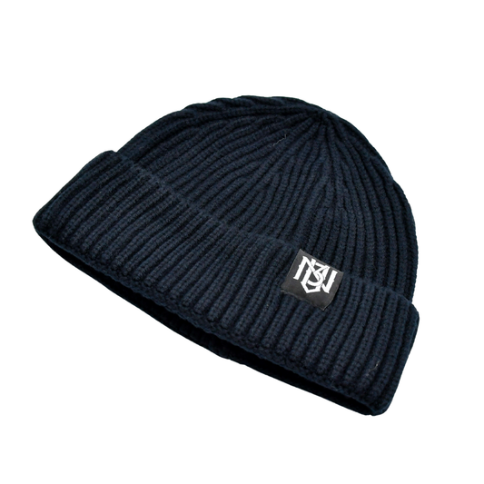 Fisherman Beanie Hat (Short Cut)  - Black 3rue Vizion